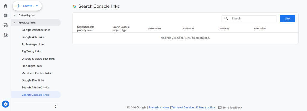Link Search Console to Google Analytics